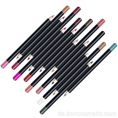 Langlebig wasserdicht holz lip liner bleistift make-up